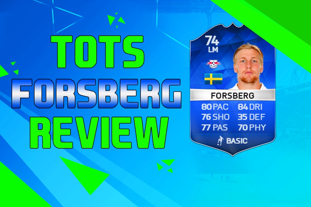 FIFA 16 TOTS Forsberg (74) Review Fifa 16 Ultimate Team Player Review