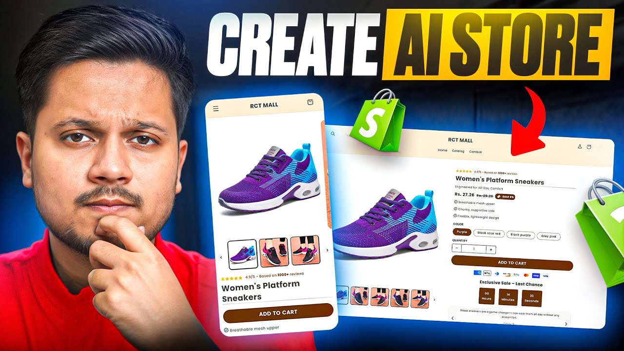 How To Create A Shopify Store Using AI In 2 Minutes 🤯