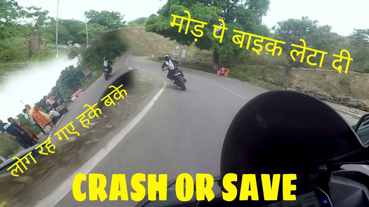 R15 V3 vs KTM DUKE 390 on corners || full knee down || Visit to Pong Dam