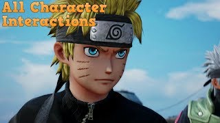 Jump Force : All Character Unique Interaction Dialogues (Part 1)