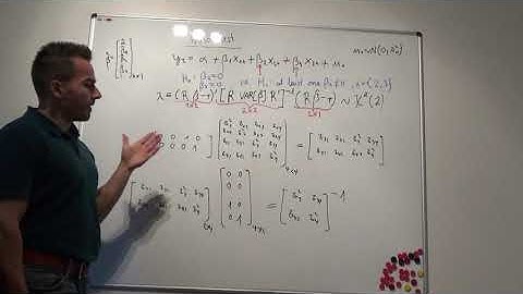 QF 2020 L25 Wald Test for testing linear restrictions