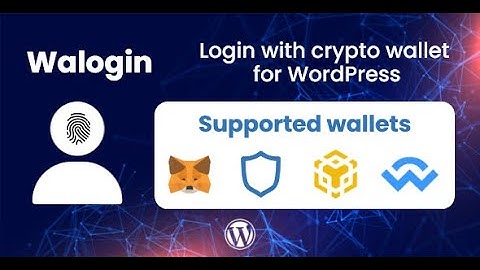Walogin – Login with crypto wallet for WordPress #crypto #bitcoin #blockchain #WordPress
