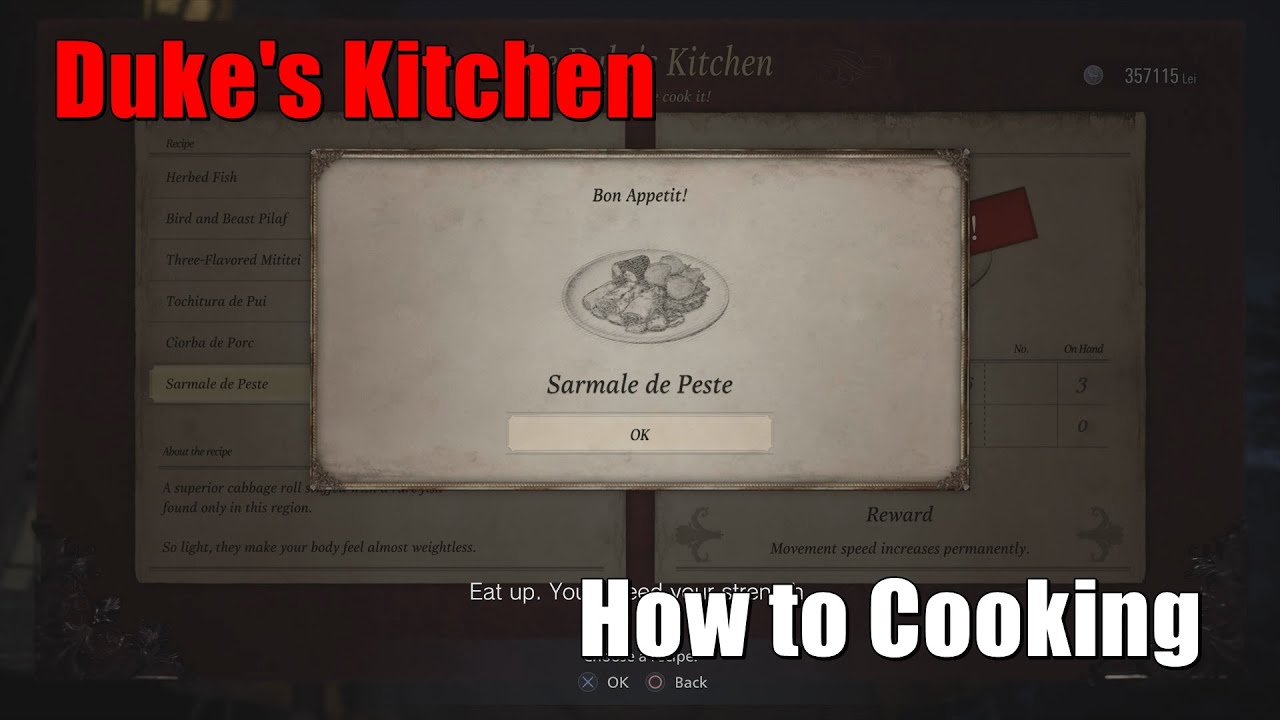 How To Cooking And Why You Need Cooking Food In Resident Evil 8 Village