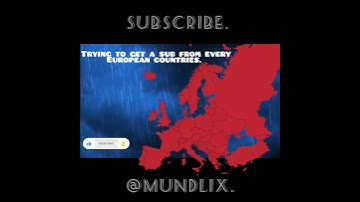 Trying to get a sub from every European countries.#youtube #subscribe #youtubeshorts #countries #eu.