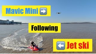 Weston Super Mare - Mavic Mini Drone footage of a Jetski