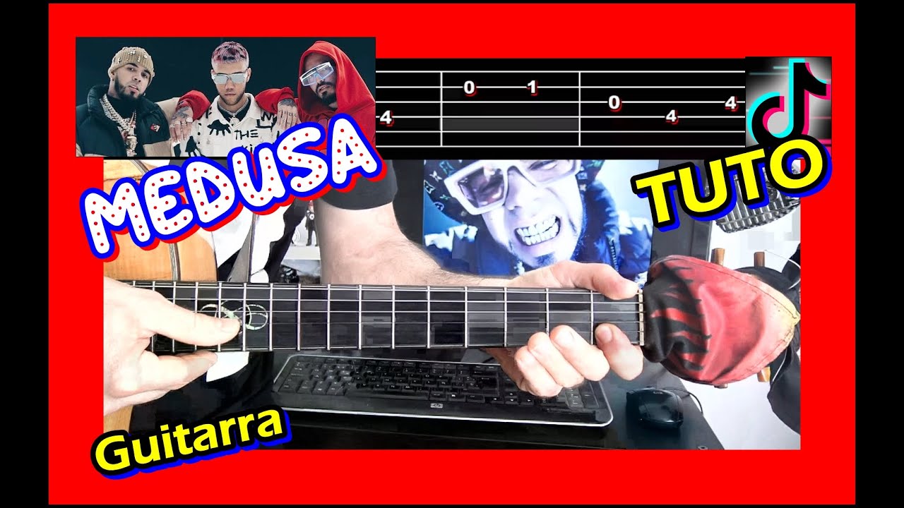 COMO Tocar 🎸 NUBES NEGRAS de ANUEL AA (GUITARRA) Acordes y RITMICA,  Tutorial FACIL, paso a paso - YouTube
