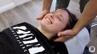 Professional Dancer gets Chiropractic Adjustment - Back Pain and Headaches GONE!