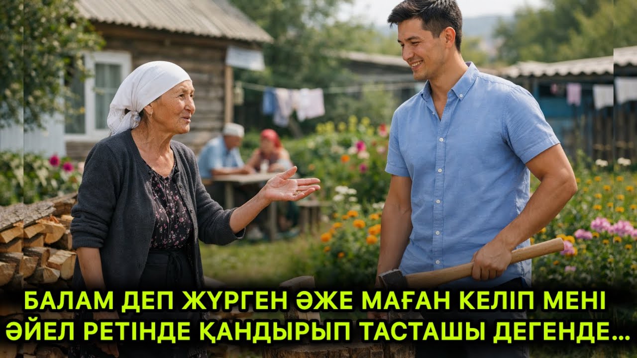 КӨРШІ ӘЖЕ БАЛАМ МЕНІ ӘЙЕЛ РЕТІНДЕ РИЗА ҚЫЛСАҢ МЫНА ҮЙДІ АТЫҢА ЖАЗЫП КЕТЕМІН ДЕДІ КӨРШІ АПАЙ….