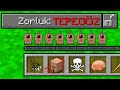 TEPEGÖZ ZORLUK SEVİYESİ! 😱 - Minecraft