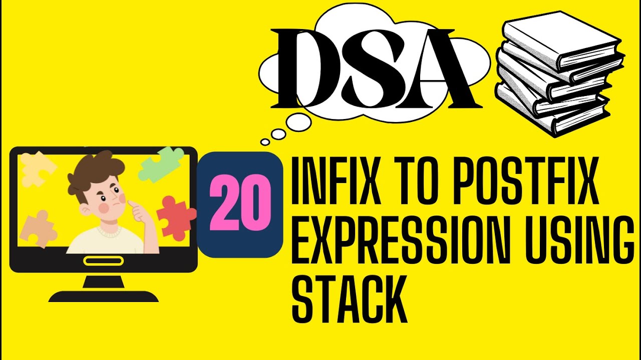 INFIX TO POSTFIX EXPRESSION USING STACK || DATA STRUCTURES AND ...
