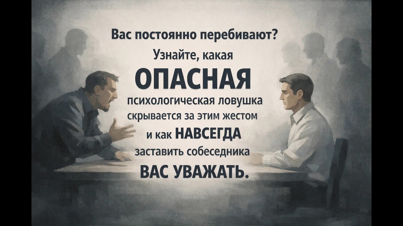 Почему те, кто вас перебивает, на самом деле ломают вашу психику и забирают контроль над жизнью
