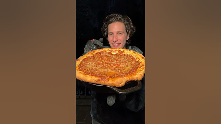Chicago Style Pizza 🍕🌇 #quechille
