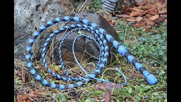 How to Make a Paracord Bullwhip - Start to Finish Tutorial