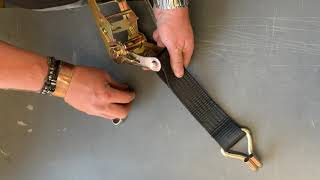 Adjusting the Tie-Down Ratchet for Airline Track