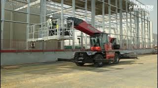 Manitou rotating telehandler MRT 3060 with basket