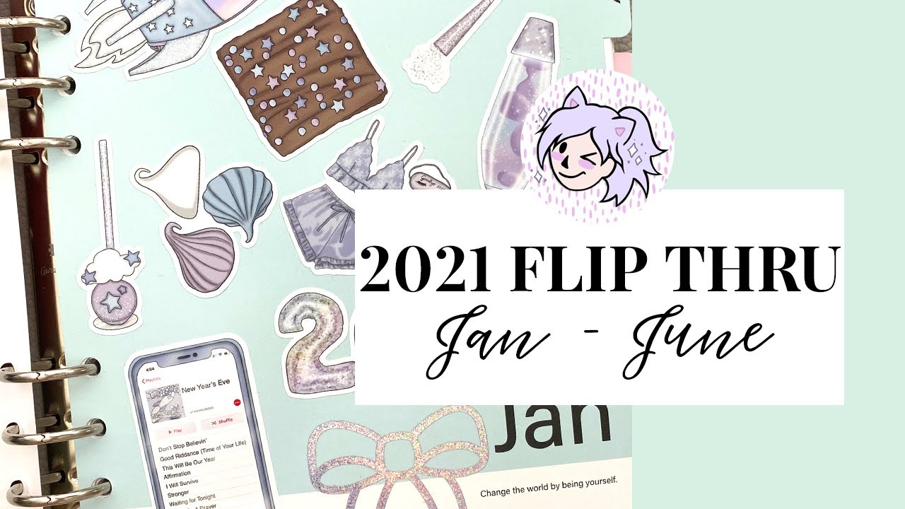 January to June 2021 Planner Flip Through // Aura Estelle A5 Wide