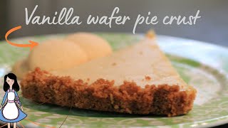 How to make a vanilla wafer pie crust