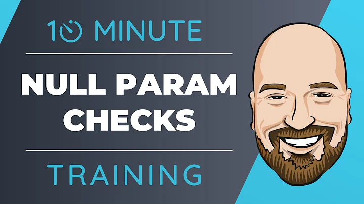 Null Parameter Checks in C# 10 and .NET 6 In 10 Minutes or Less