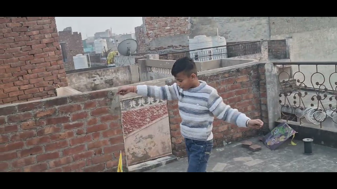 ♥️Hum lekar aye itne sare kite🪁 | 😄Itni upar uda diya kite ko✨️ |