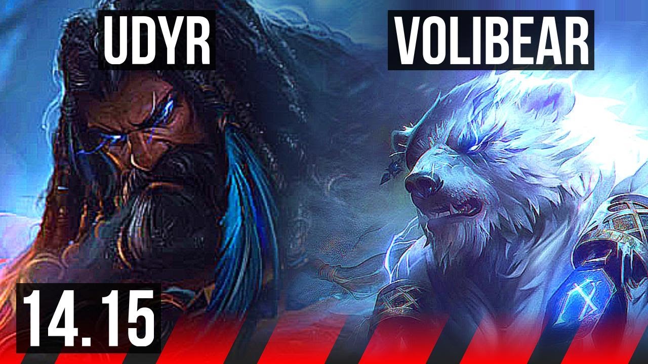 UDYR vs VOLIBEAR (TOP) | 5/3/18, 700+ games | BR Grandmaster | 14.15