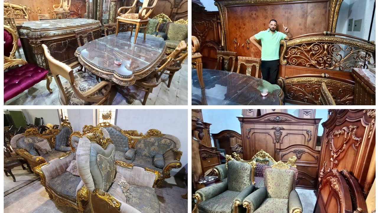 عفش مستعمل خرج ڤله غرف نوم وغرف شبابي وسفر بالكراسي وبوفيه وصالونات من ٧٥٠٠ وشحن لأي مكان 