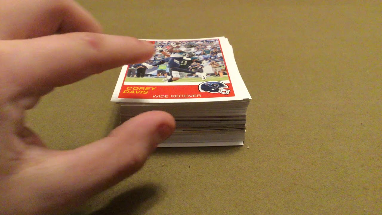 Football card unboxing YouTube