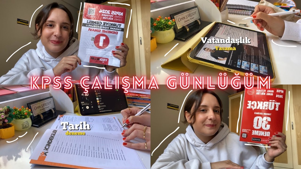KPSS Çalışma Günlüğüm 71 ✨| Kargom geldii, branş denemeleri aldım, atamalar hakkında... #kpss