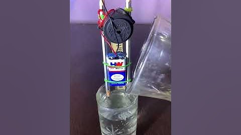 How to make water level indicator alarm #shorts #experiment