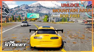 UNLOCKING MOUNTAIN AREA FOR FREE | CARX STREET MOUNTAIN AREA GAMEPLAY screenshot 5