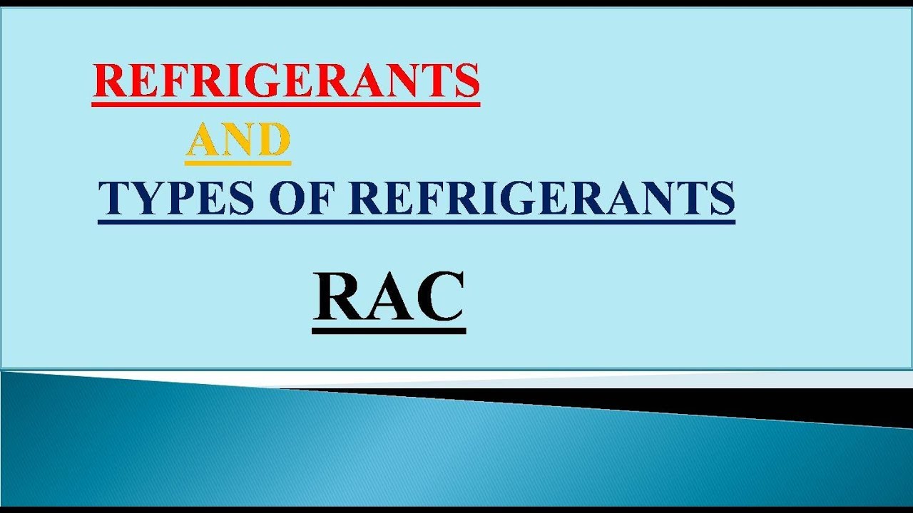 Refrigerants, Type of rerigerants, Primary and Secondary refrigerants