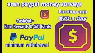 How to earn money paypal surveys $20 day for