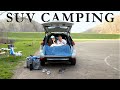 Our budget friendly suv camper conversion no tools or build