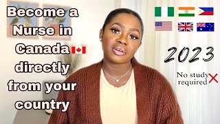 Become A NURSE in CANADA🇨🇦 Directly From Your Country!! No School Required Quick And Easy Process