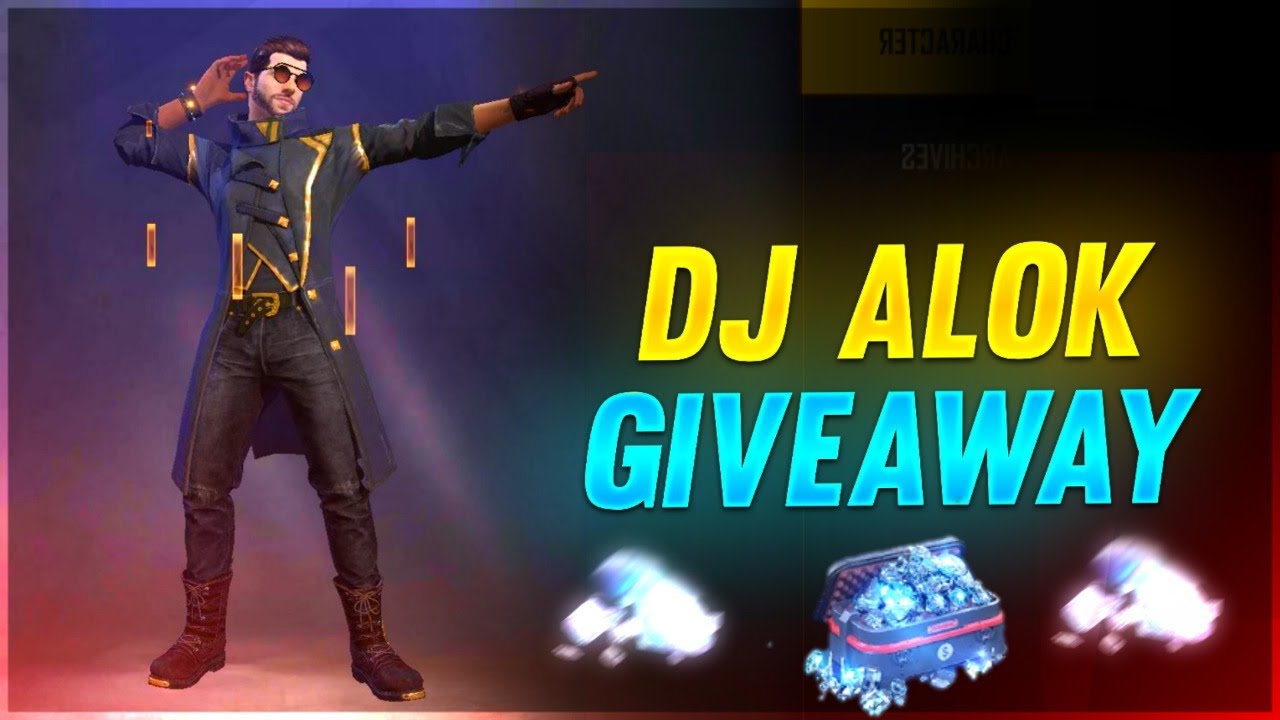 Free 620 Diamond Giveaway Free Dj Alok Giveaway Free Fire Live Youtube