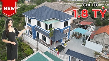 1,8 tỷ TRỌN GÓI toàn bộ BIỆT THỰ vườn 2 tầng MÁI NHẬT quá đẹp do MAXHOME thiết kế thi công trọn gói