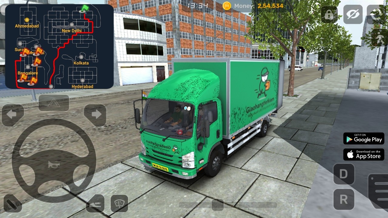 Heavy Mineral Water Delivery 💧 5 Stops Mission 🚛 | Mini Truck Simulator Vietnam