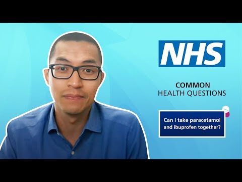Can I take ibuprofen and paracetamol together? - Common Health Questions | NHS