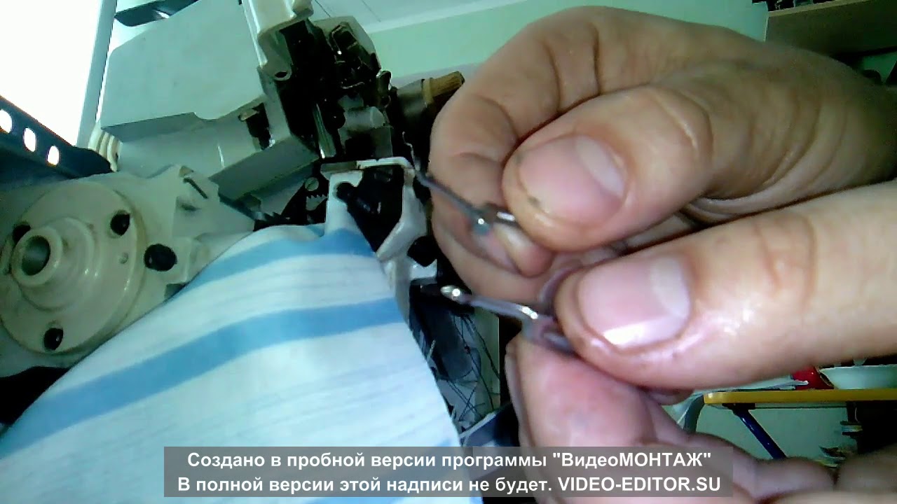 Регулировка оверлока Агат(часть1)