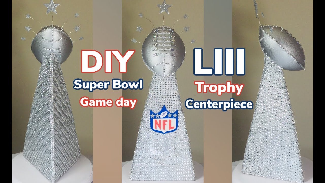 Dollar Tree DIY Super Bowl LIII Trophy