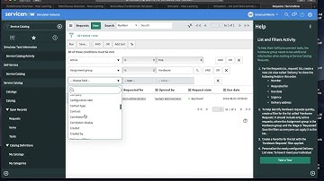 List and Filters Activity