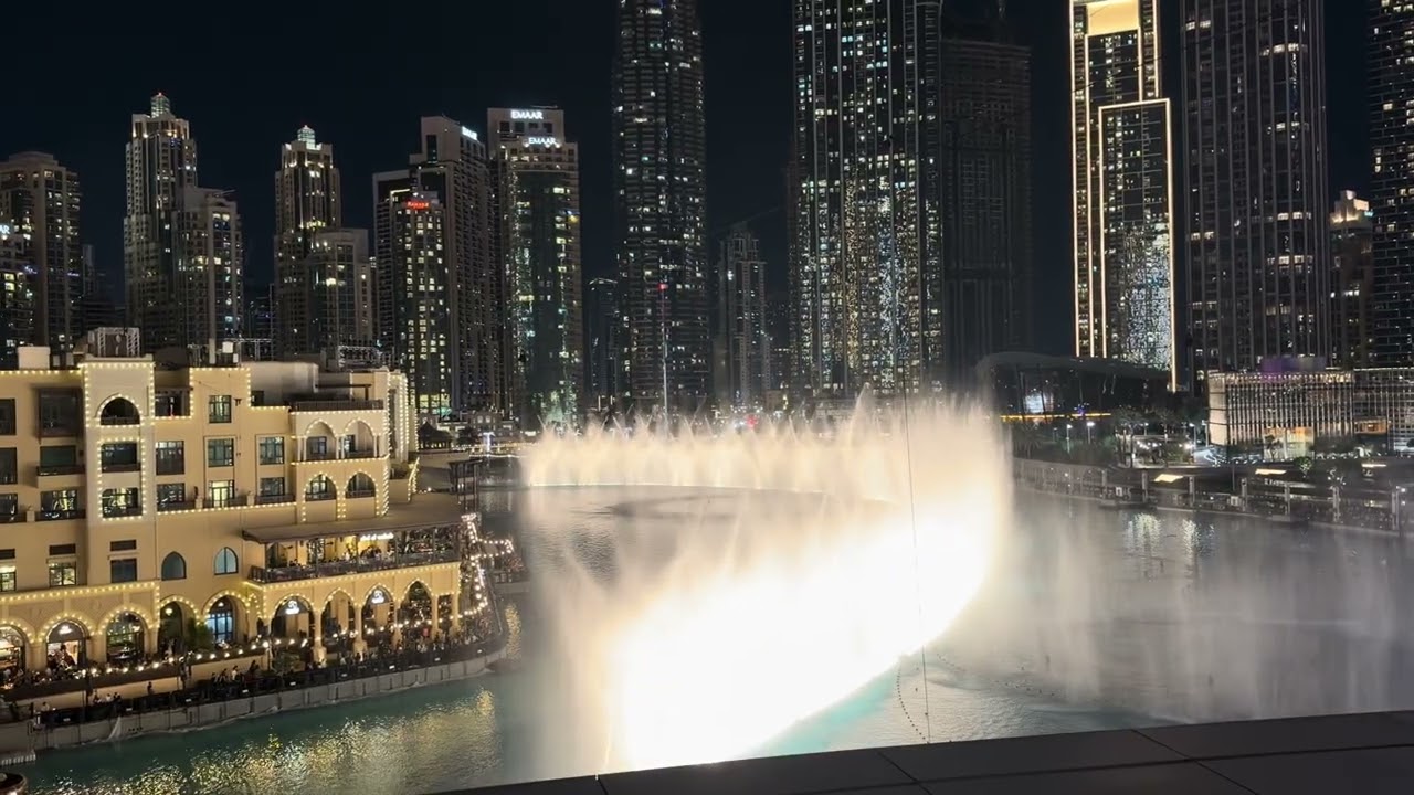 Burj Khalifa Dubai Mall Fountain, at Parkers 