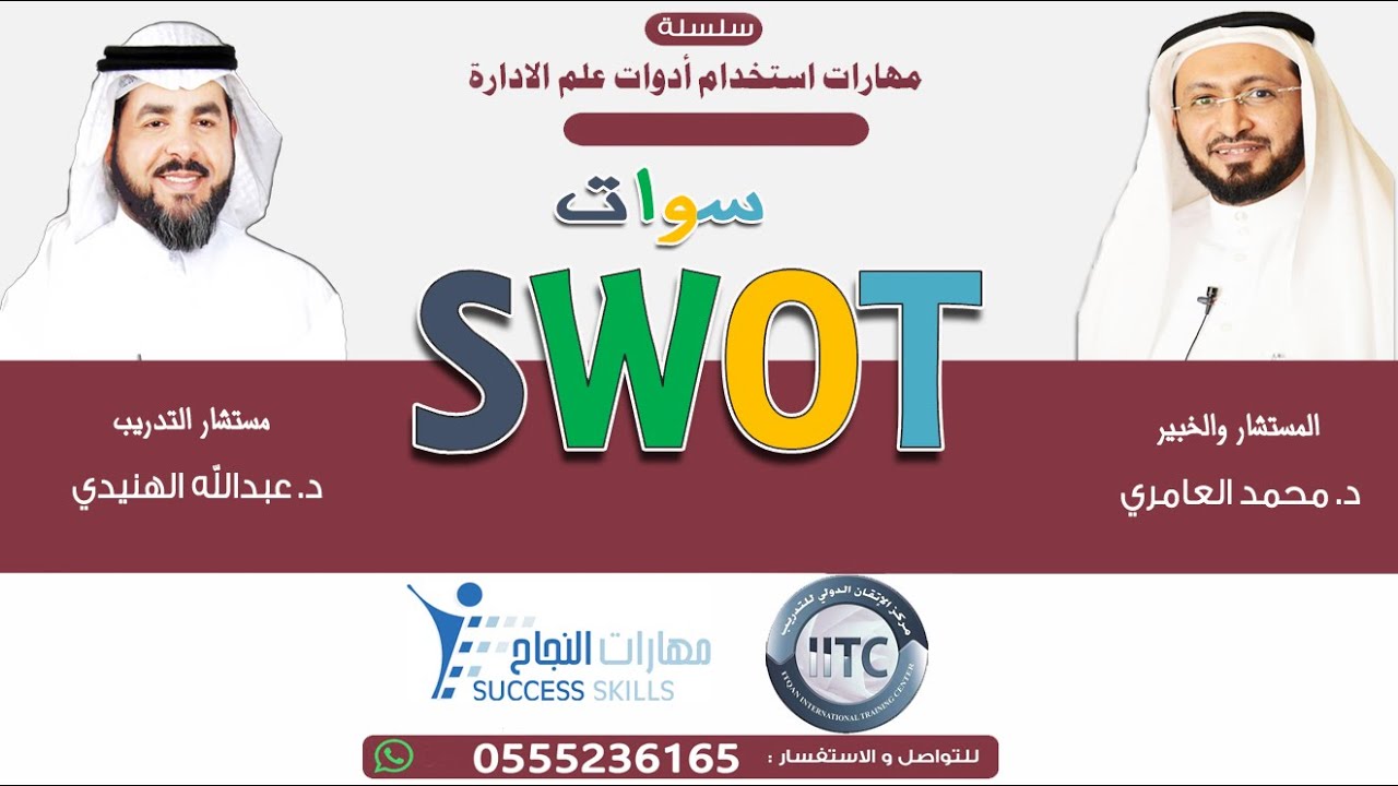 نموذج تحليل البيئة الداخلية والخارجية سوات SWOT Analysis مع د. محمد العامري و د. عبد الله الهنيدي