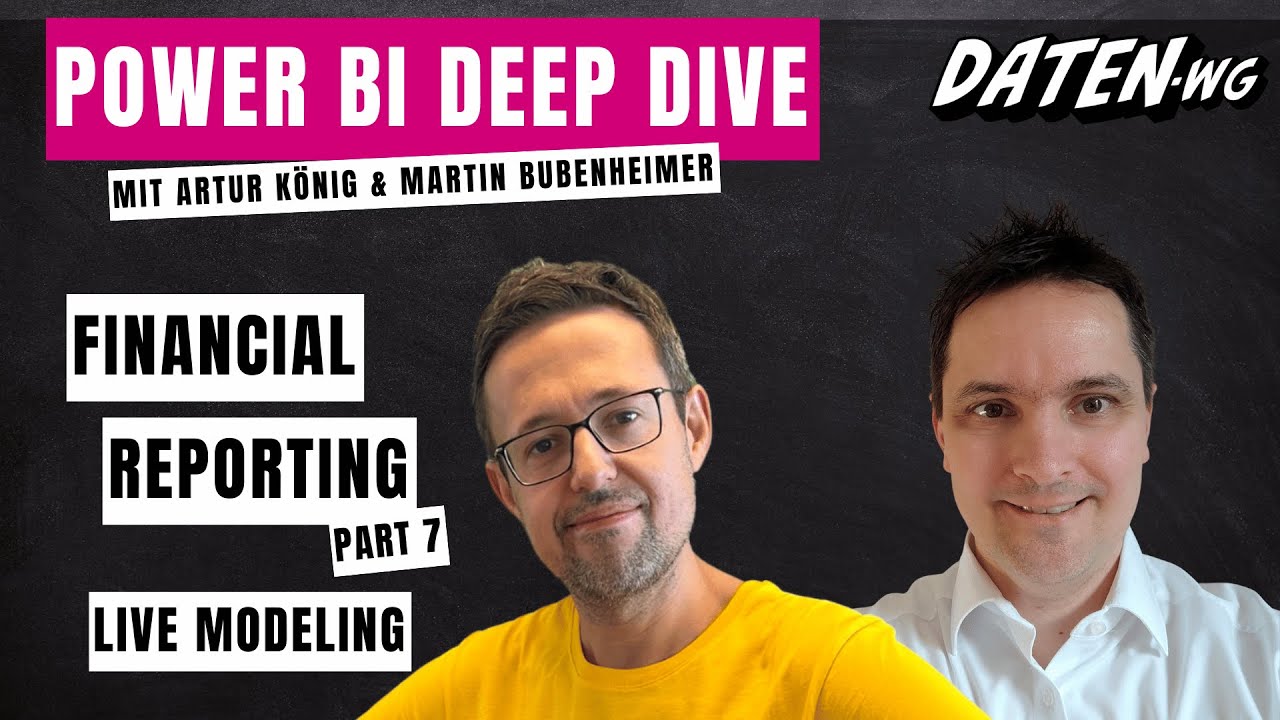 Daten-WG Deep Dive Financial Reporting - part 7 - YouTube