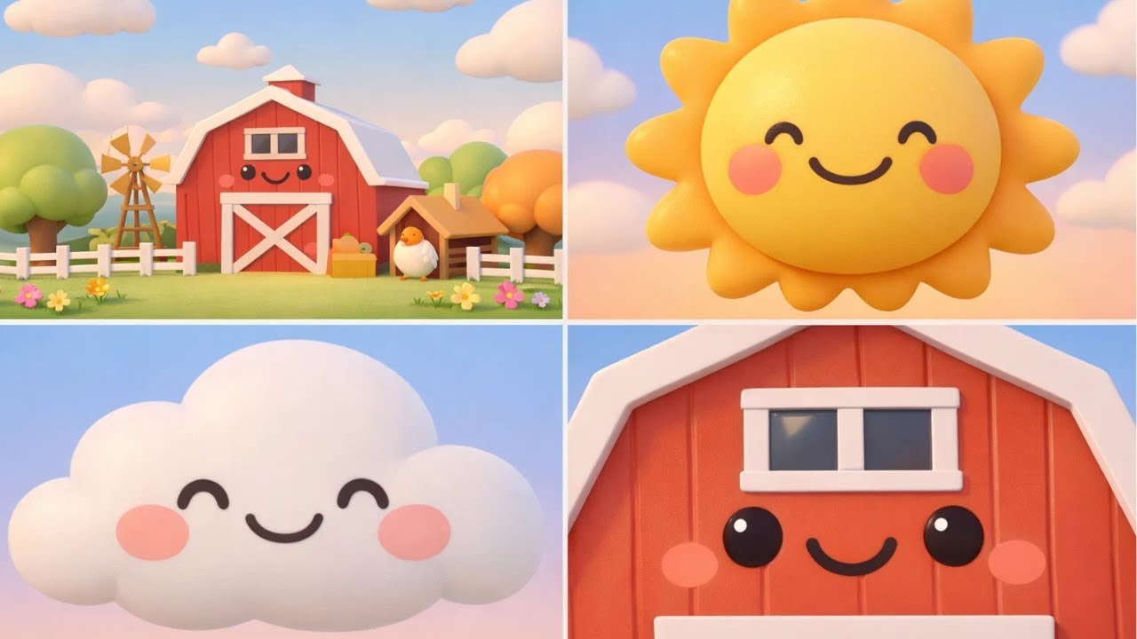 👋🐥 Meet the Baby Farm Animals 🐮🐷 | Hello Song for Babies & Toddlers 🎶🌾
