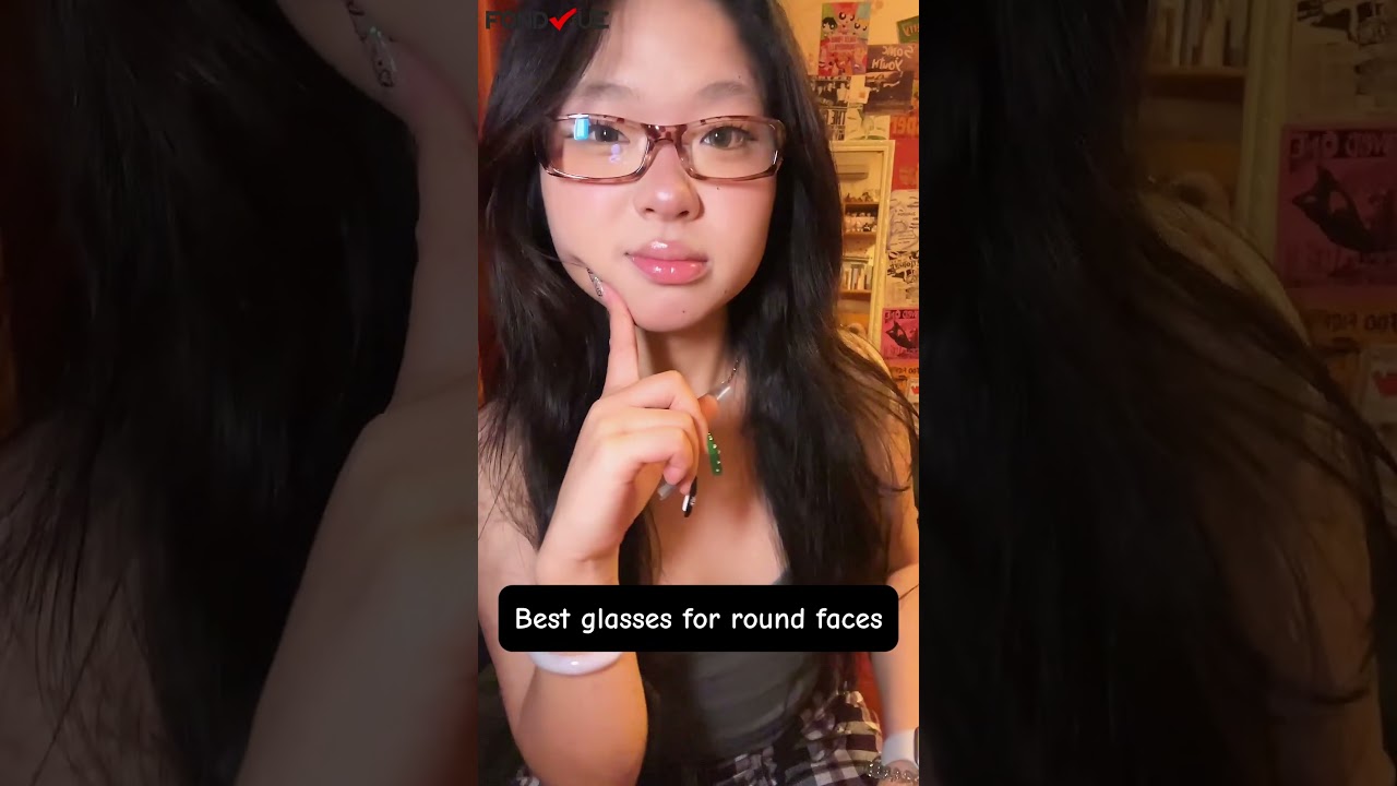 Best glasses for round face. 