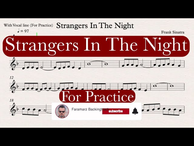 Strangers In The Night Sheet Music | Frank Sinatra | Pro Vocal