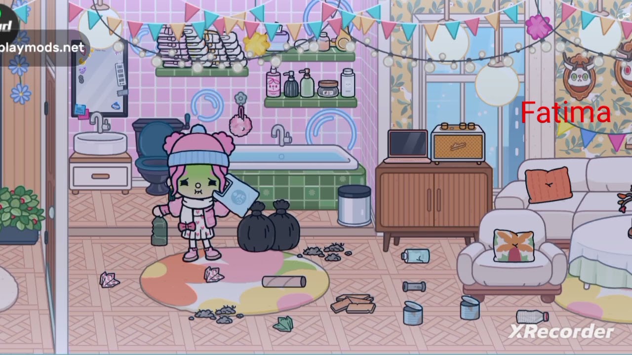 مليكه😂 وراها شغل 🧽البيت🍽 كثير تكساس🗑 الاطباق ترمي 🤣الزباله بوكا بوكا