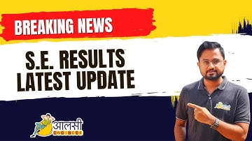 BREAKING NEWS! S.E. Results to be out 😱 | Latest Update | #SPPU | Aalsi Engineer | Pune