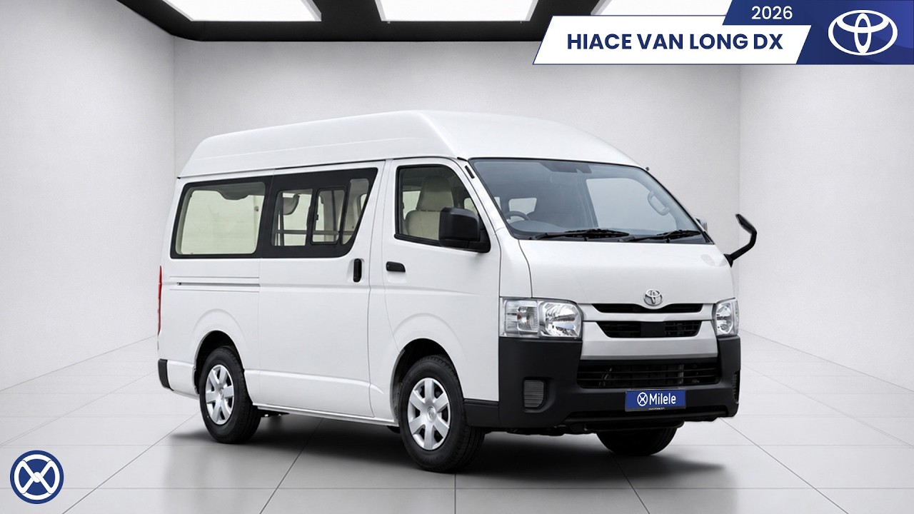 (RHD) TOYOTA HIACE VAN LONG DX 2.0P AT MY2026 – WHITE video
