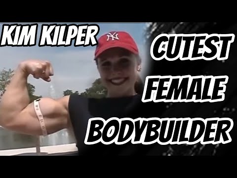 CUTEST FEMALE BODYBUILDER 😍😍😍 | KIM KILPER measuring her BICEPS | Fbb biceps flex | Female Muscles